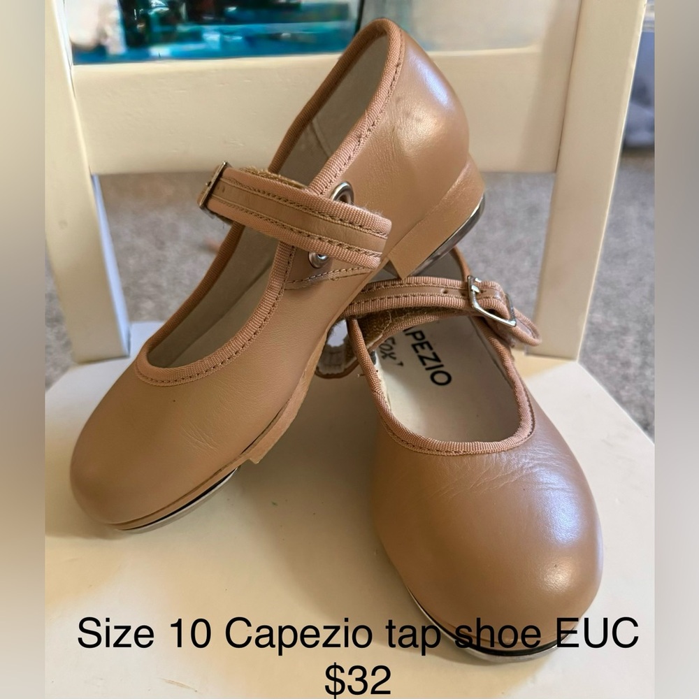Capezio Kids Tan Tap Shoes